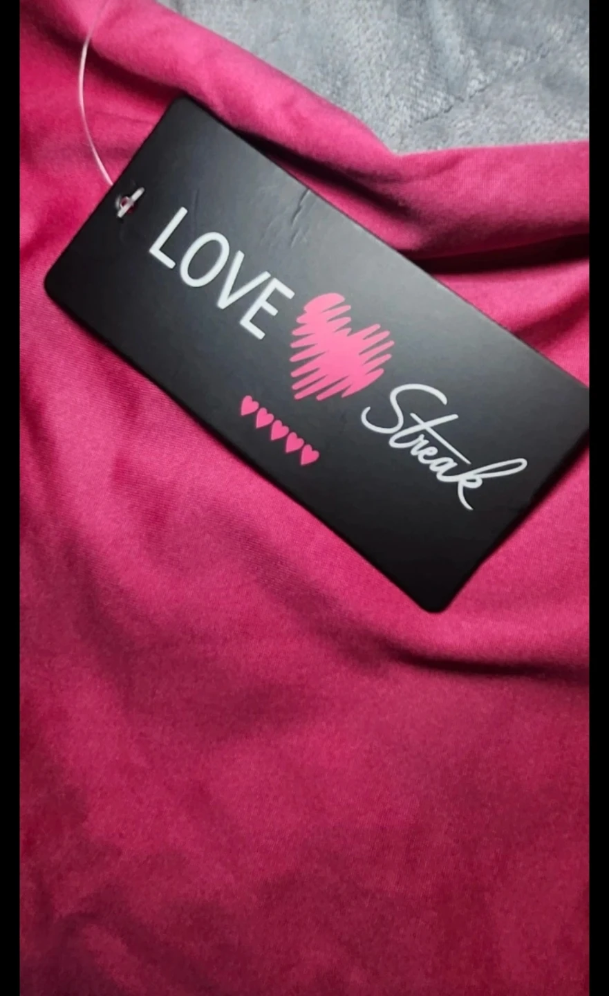 Love Streak Pink Long Sleeve Top Size M - photo 2