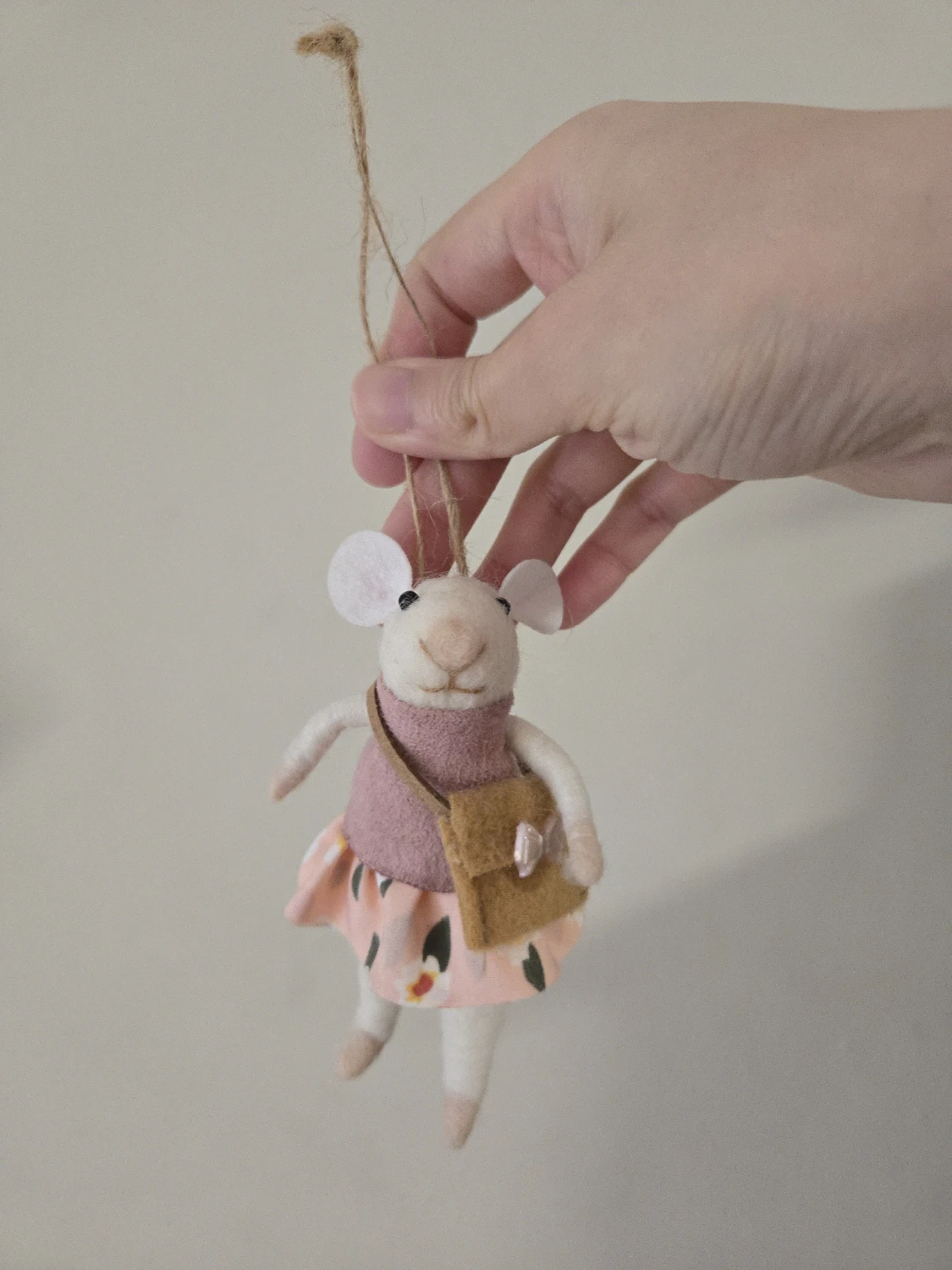 Felt Mouse Ornament, gift