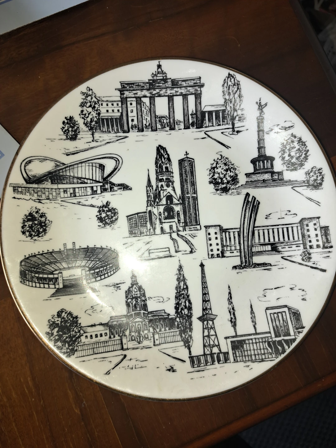 Berlin Potsdamer Platz Decorative Plate