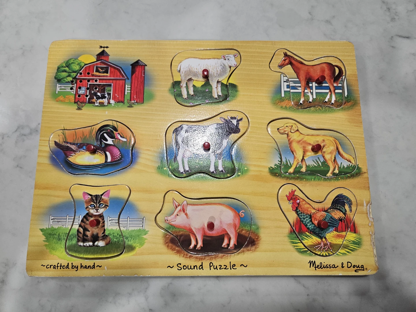 Melissa & Doug Wooden Puzzle with Rooster