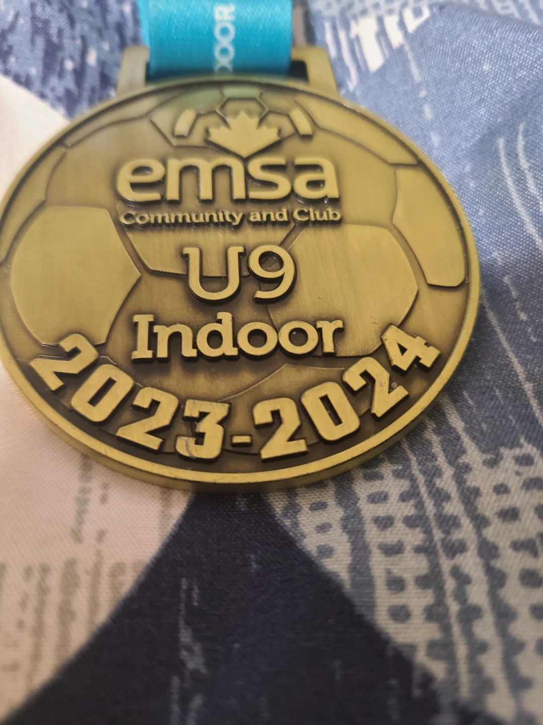 EMSA U9 Indoor Soccer Medal 2023-2024