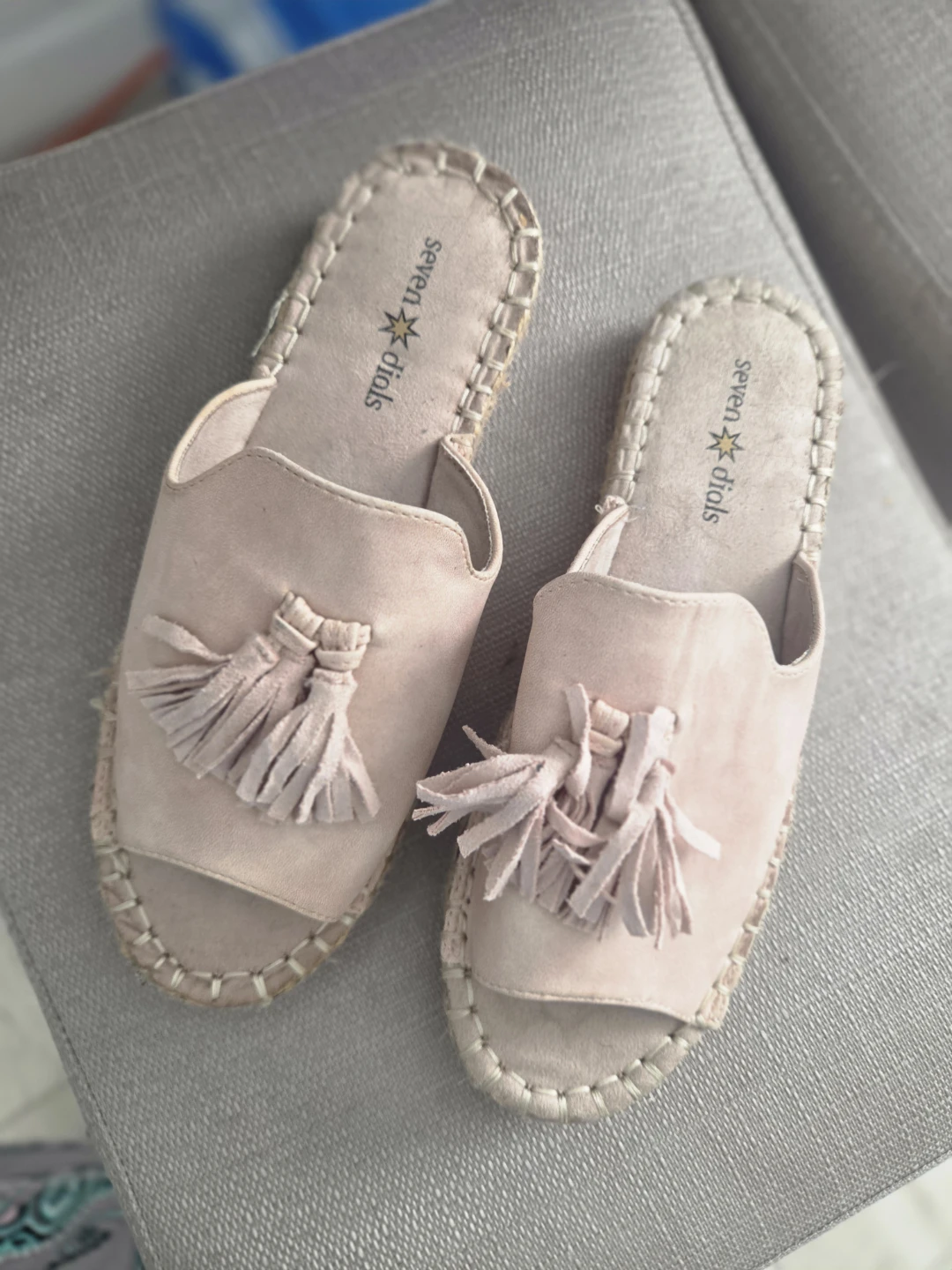 Seven Dials Pink Espadrille Mules - photo 2