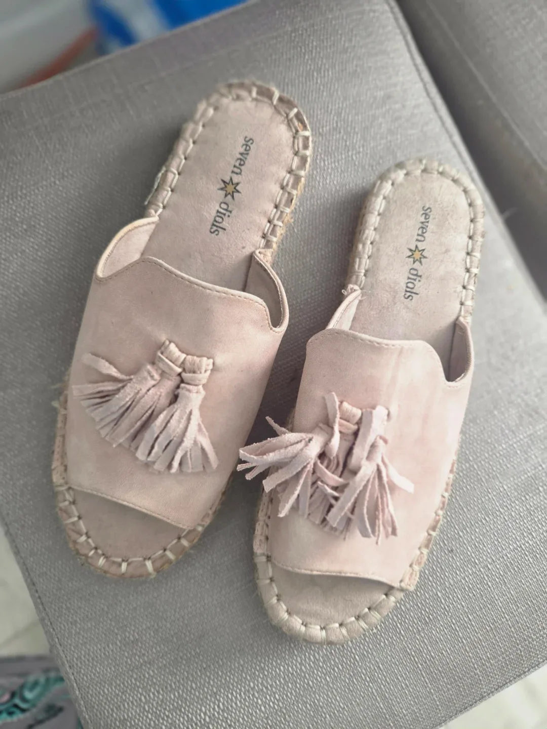 Seven Dials Pink Espadrille Mules - photo 2