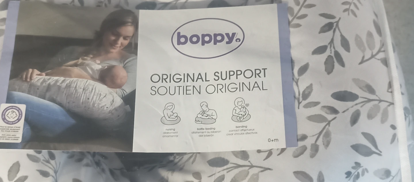 Boppy Original Feeding & Infant Support Pillow – Gray - photo 3