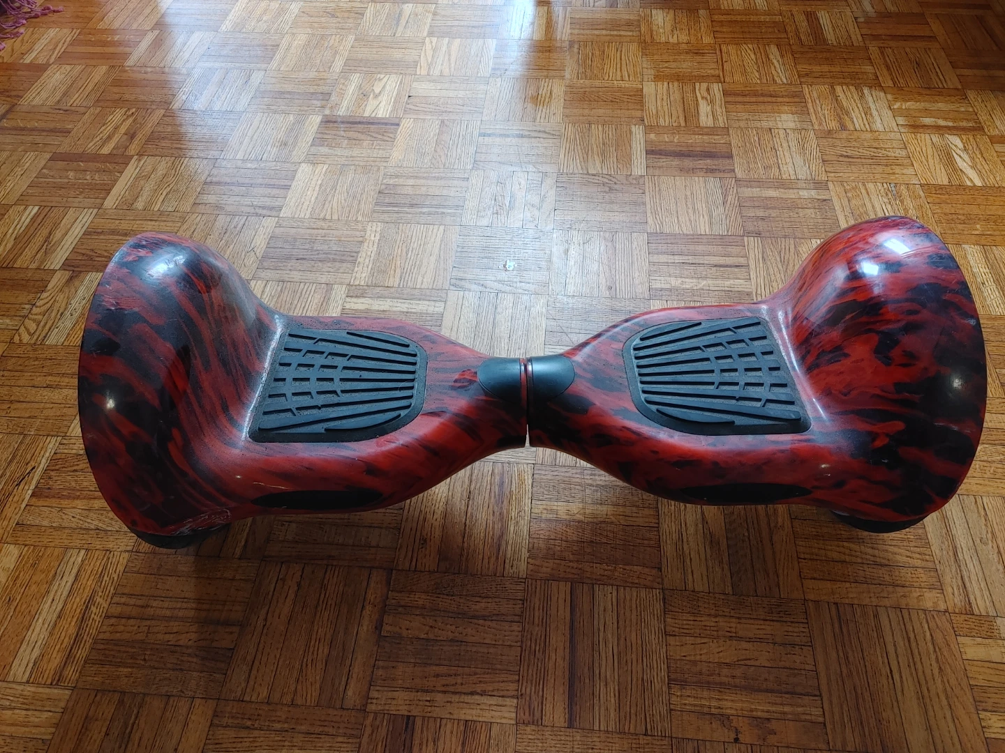 Red and Black Swirl Hoverboard - photo 2