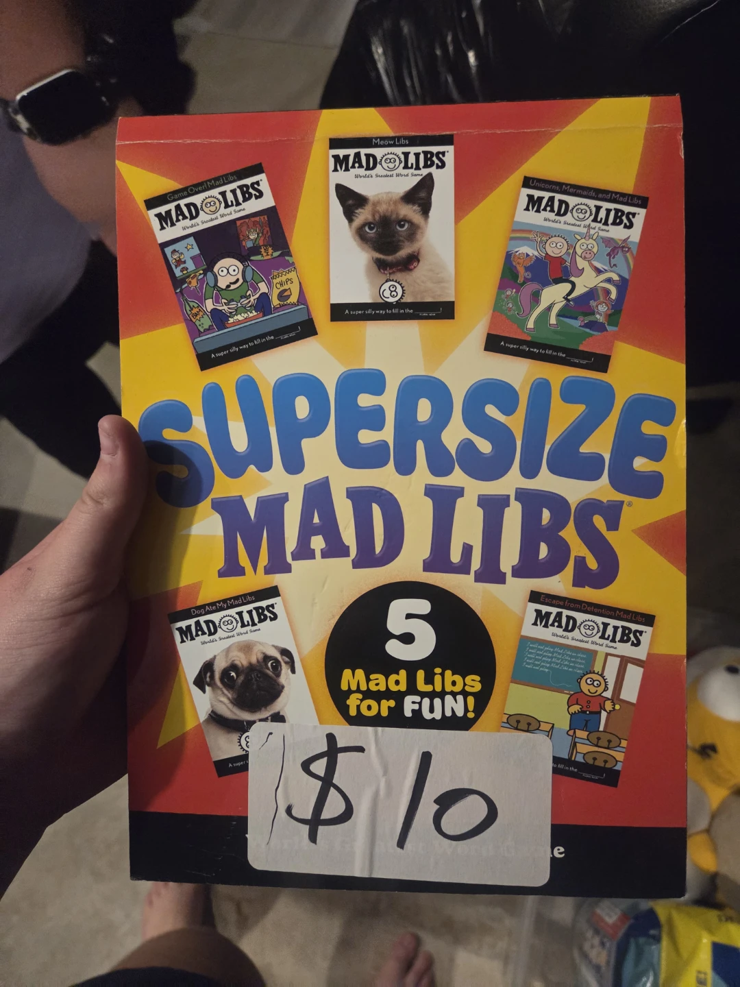 Supersize Mad Libs Game - 5 Books for Fun!