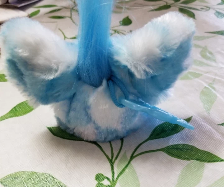 Fluffy Blue and White Toy - photo 2
