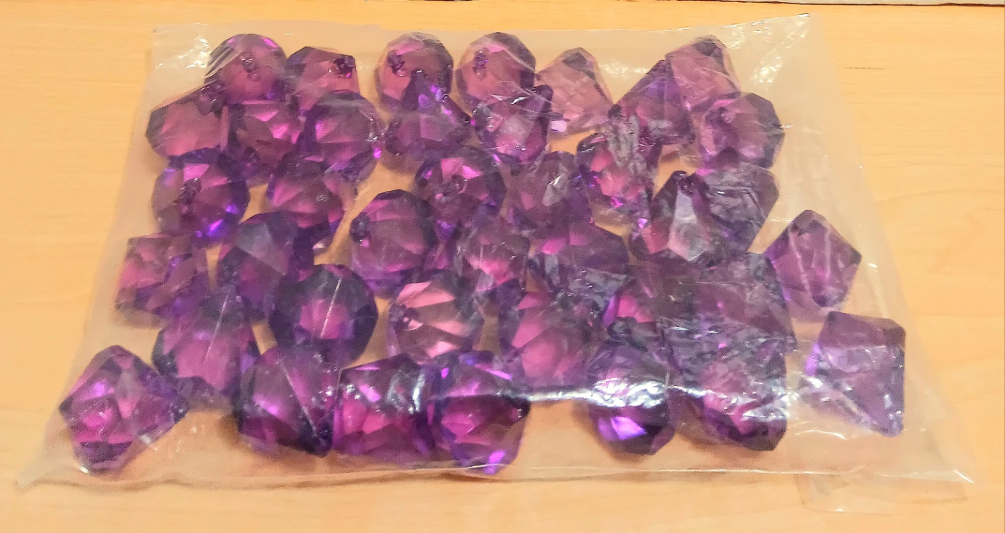 🪡Brand New Extra Large Beads Purple/Violet🪡 - photo 2