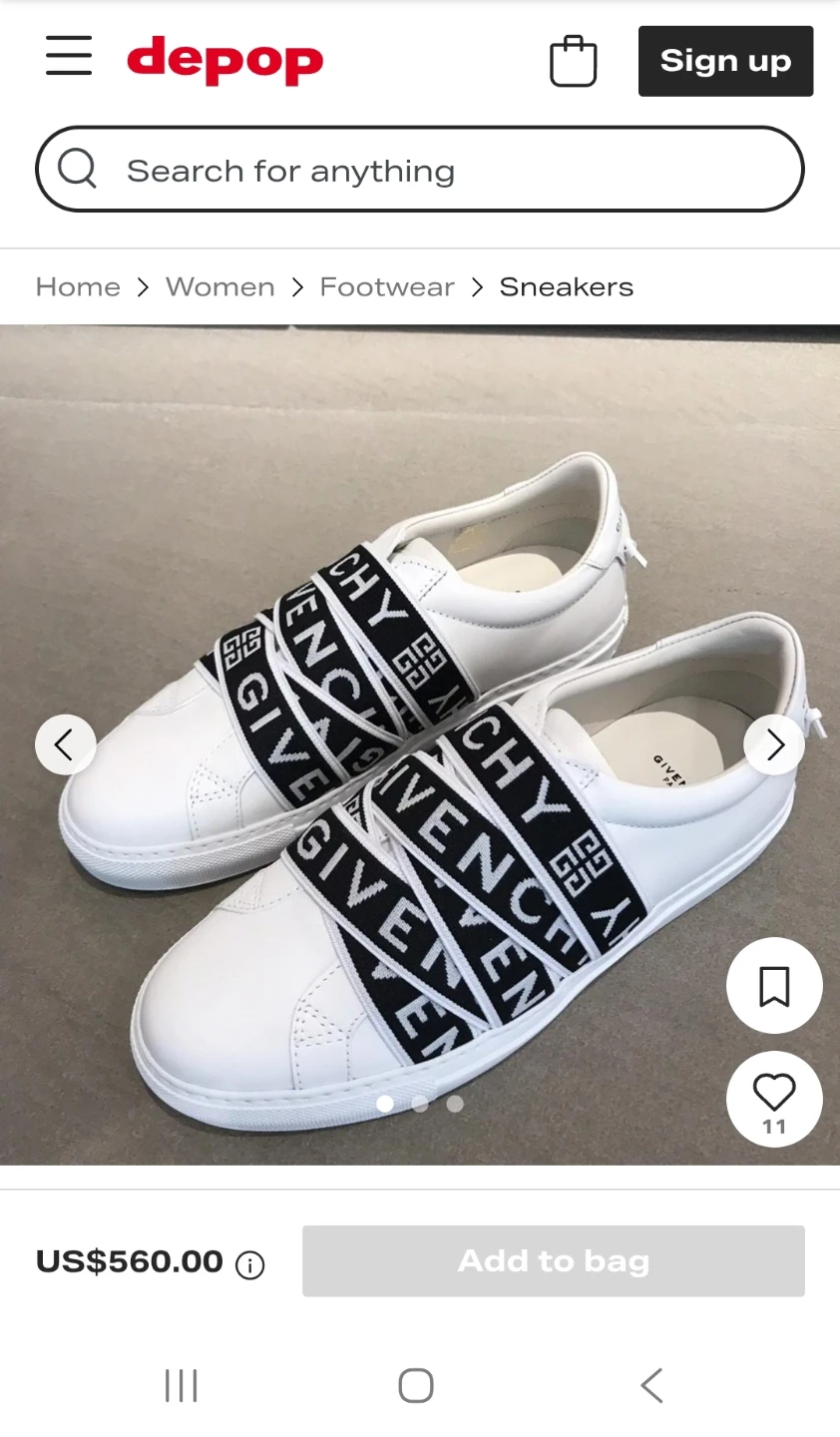 Givenchy White Leather Slip-On Sneakers - photo 5