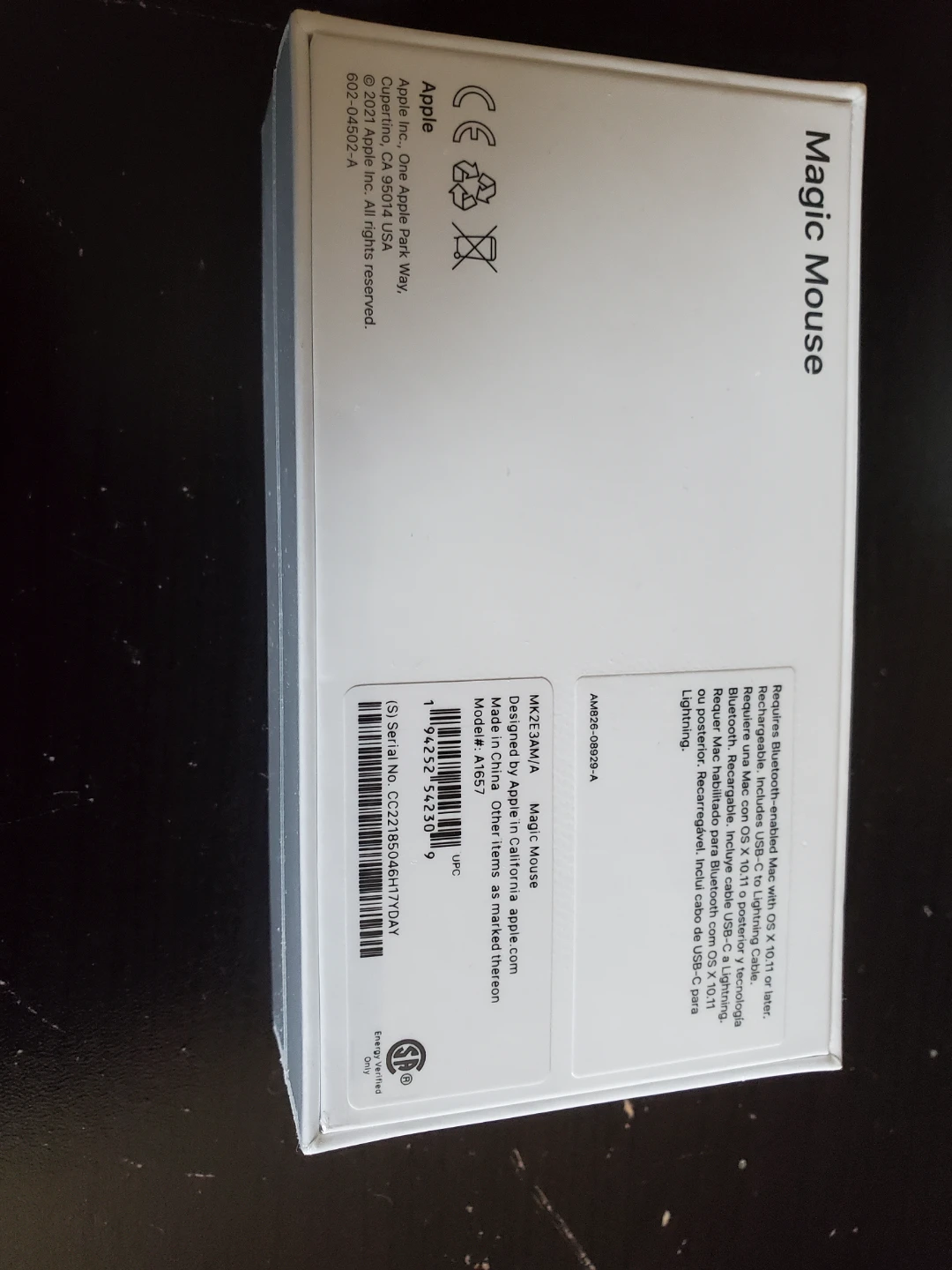 Apple Magic Mouse - photo 2