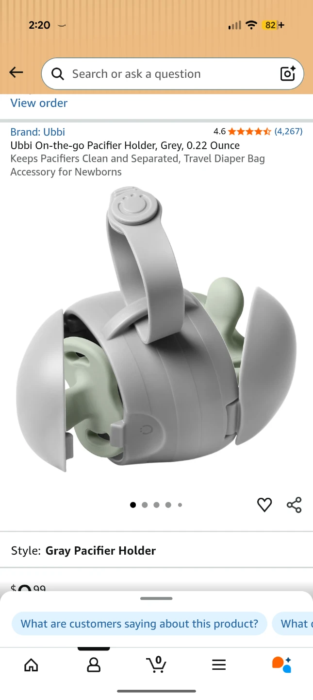 Ubbi On-the-go Pacifier Holder - photo 2