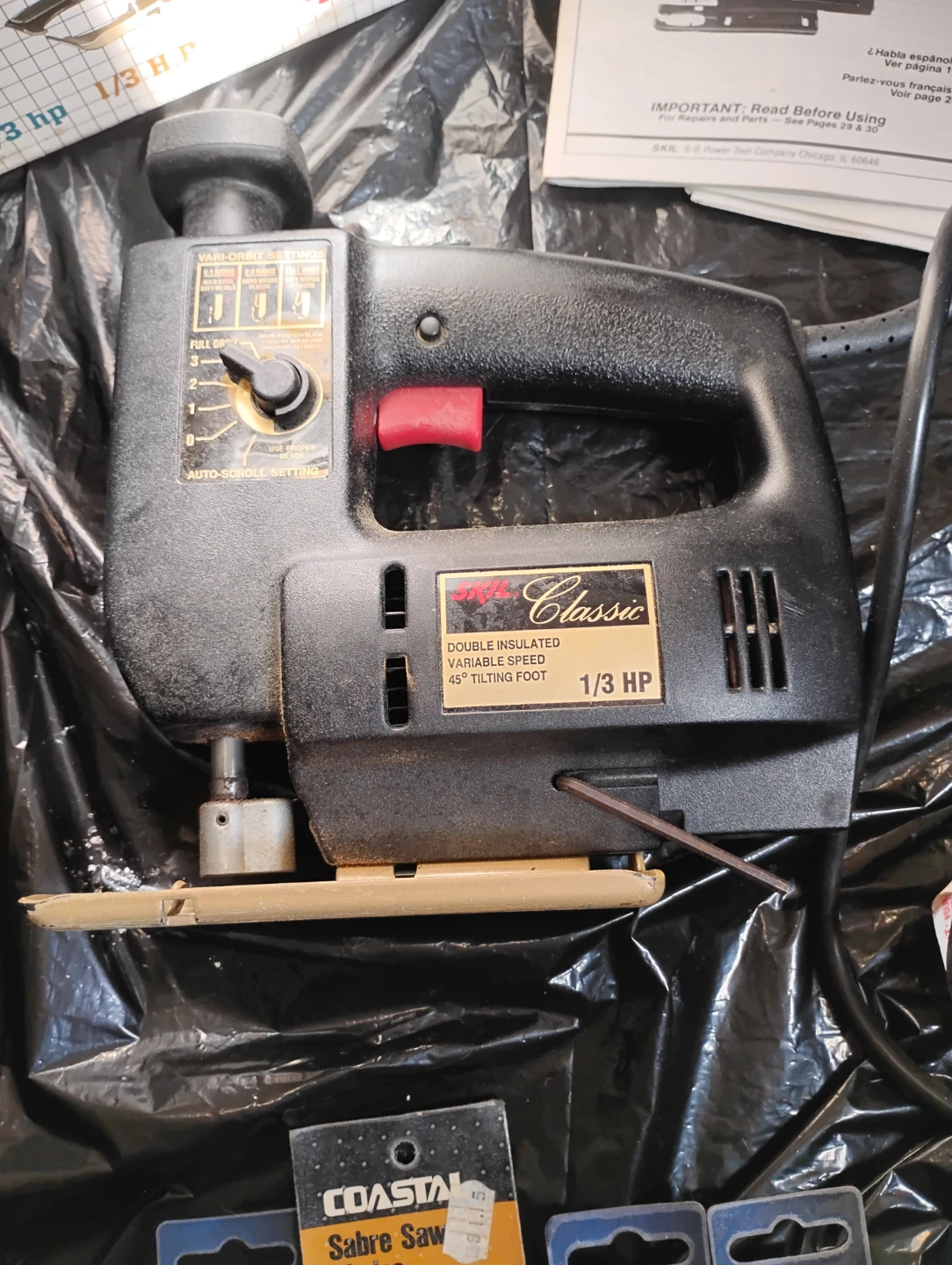 SKIL Variable Orbit Scroll Saw with Saw Blades - photo 2