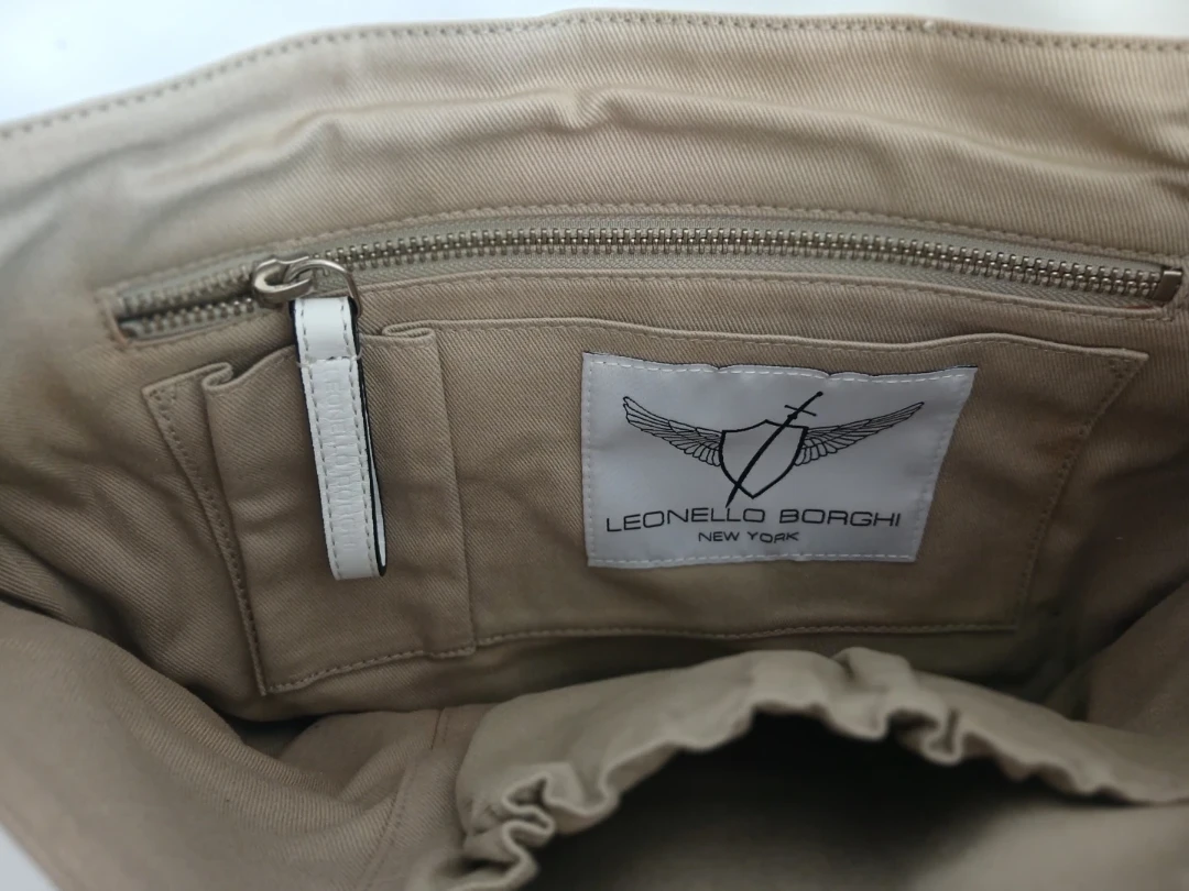 White Leonello Borghi Crossbody Bag - photo 4