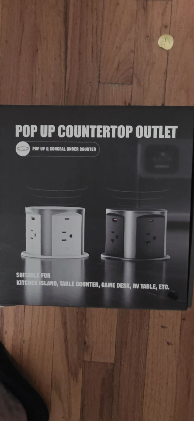 Pop Up Countertop Outlet