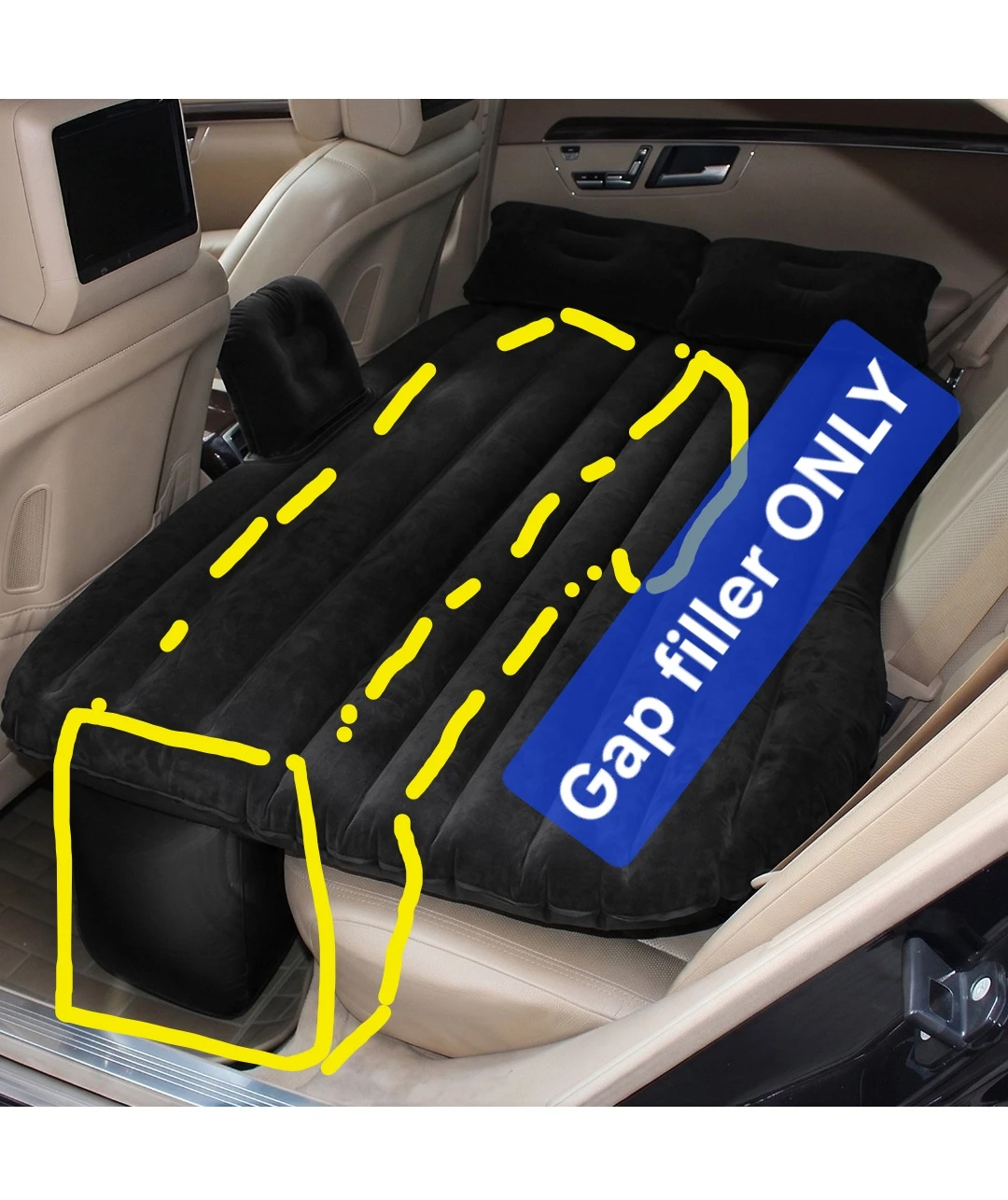 car backseat gap filler cushion - photo 3