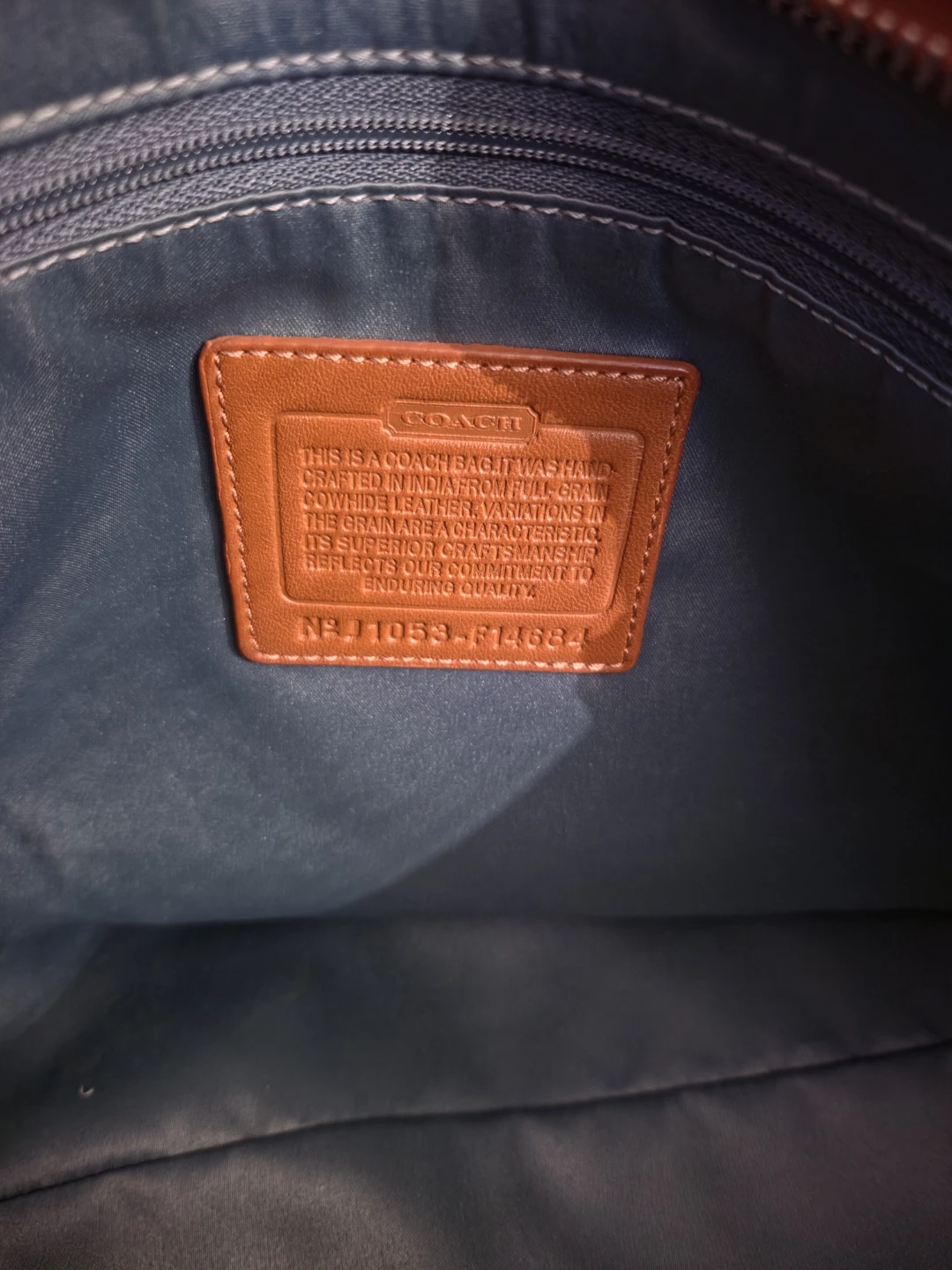 Rare Coach Y2K Leather Tote Bag - photo 4