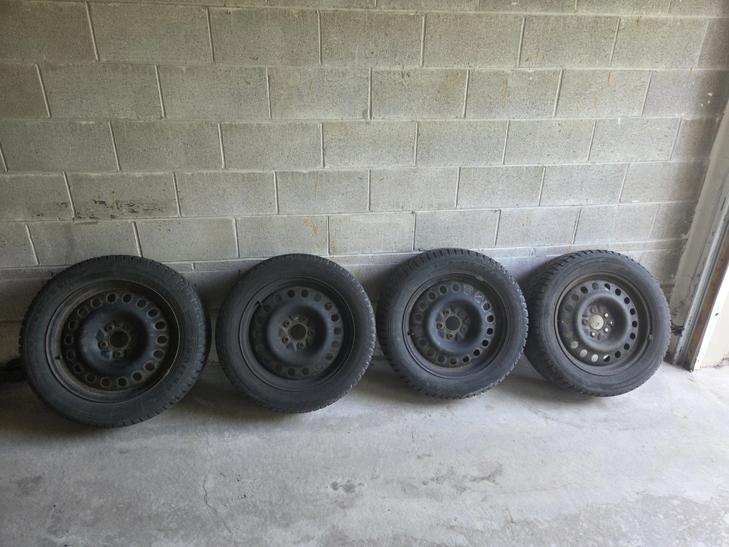Set of 4 Winter Tires with Rims