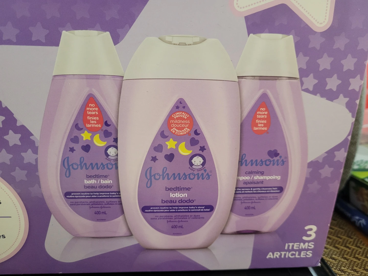 Johnson's Bedtime Baby Bath, Lotion & Shampoo Set - photo 2