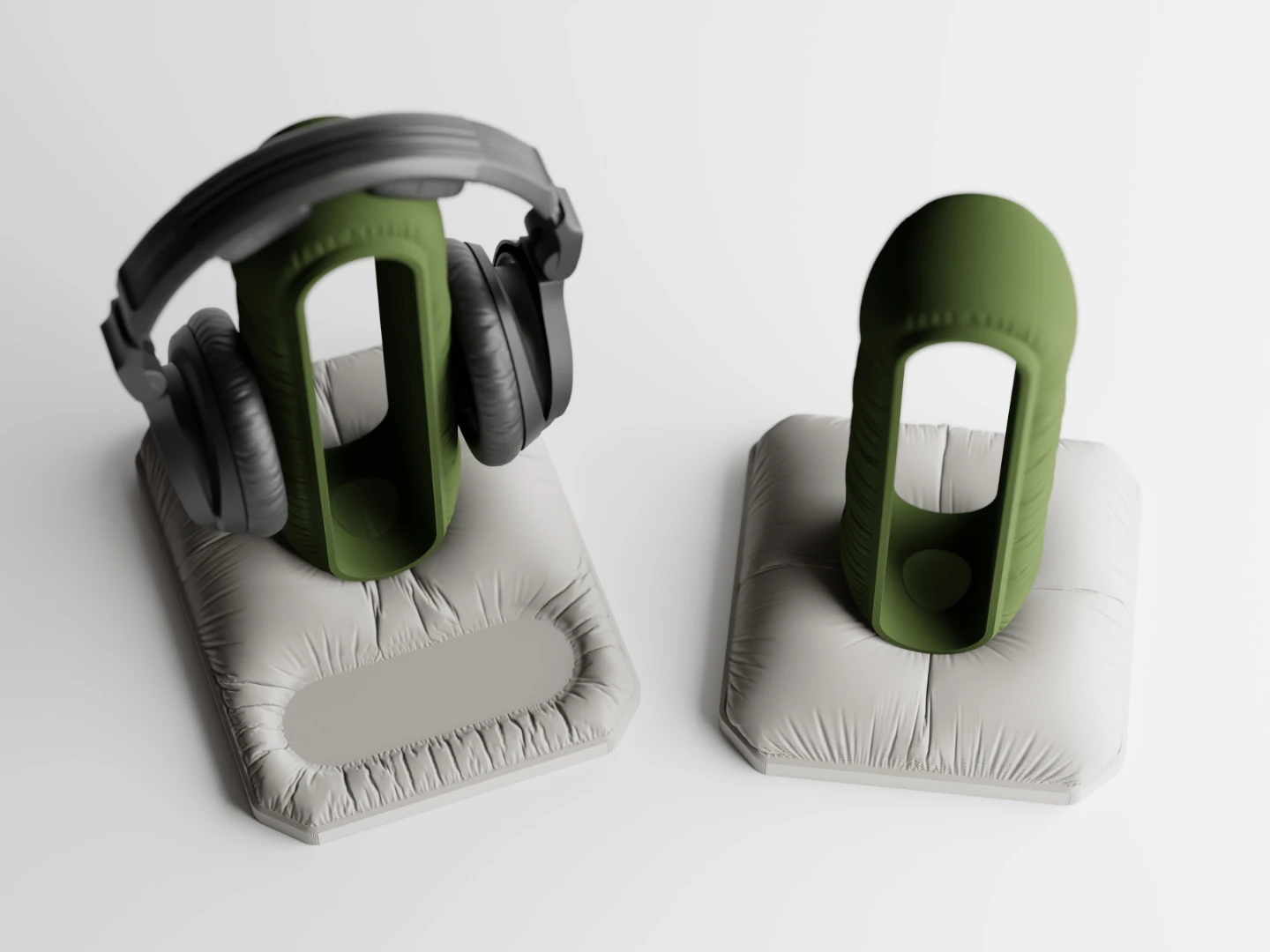 Pillow look Headphone Stand with option of tray - photo 5