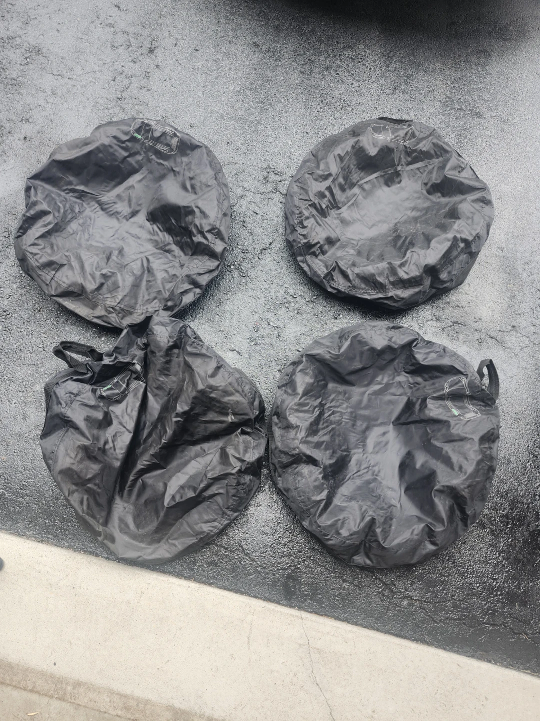 Set of 4 Wheel Storage Bags - photo 2
