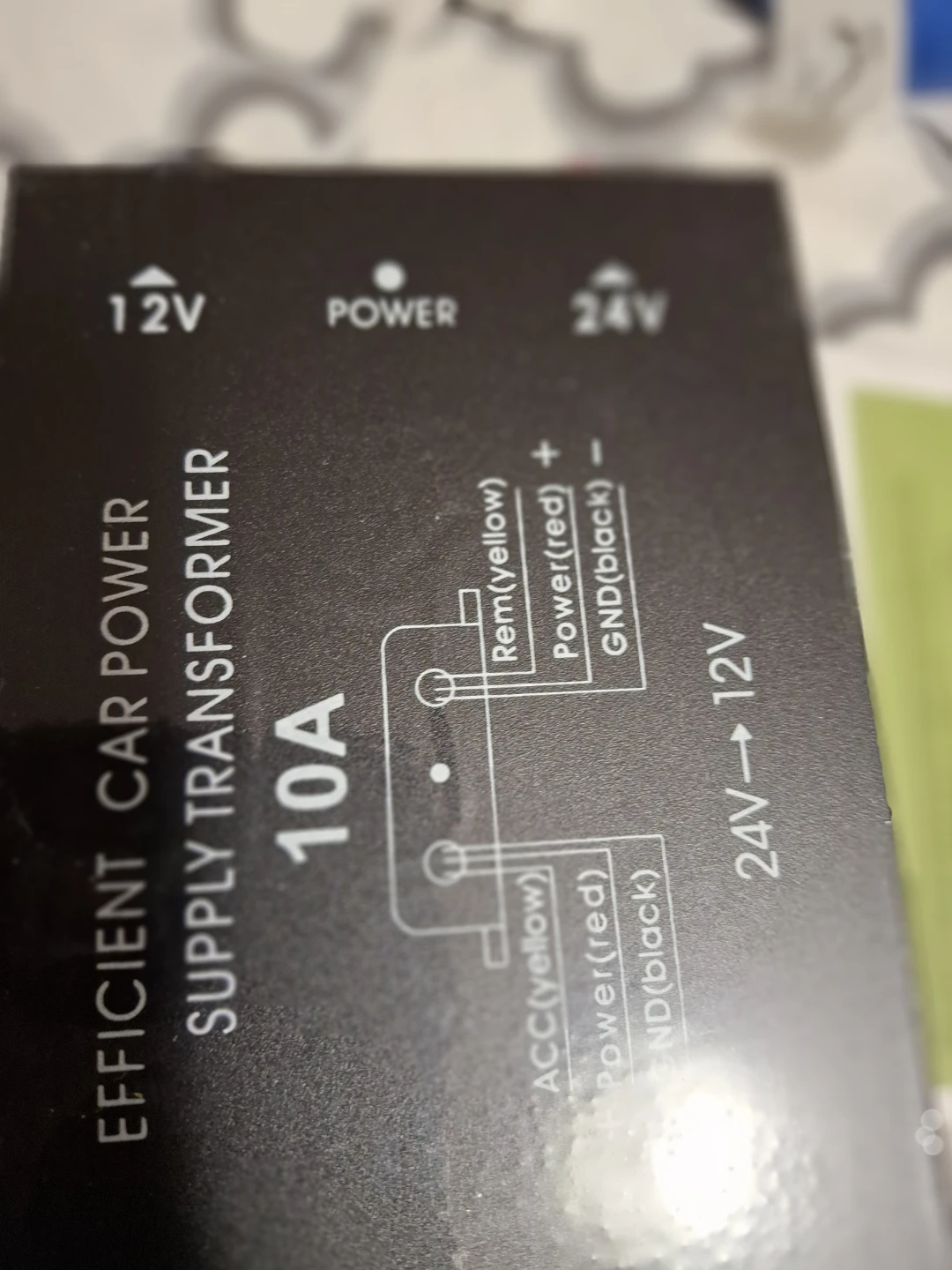 New 24V to 12V Voltage Converter, Durable Metal Body (10A) - photo 4