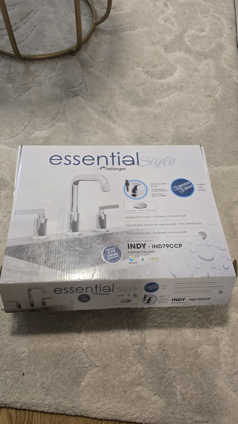 essentialStyle by Belanger Laundry Sink Faucet - Polished Chrome