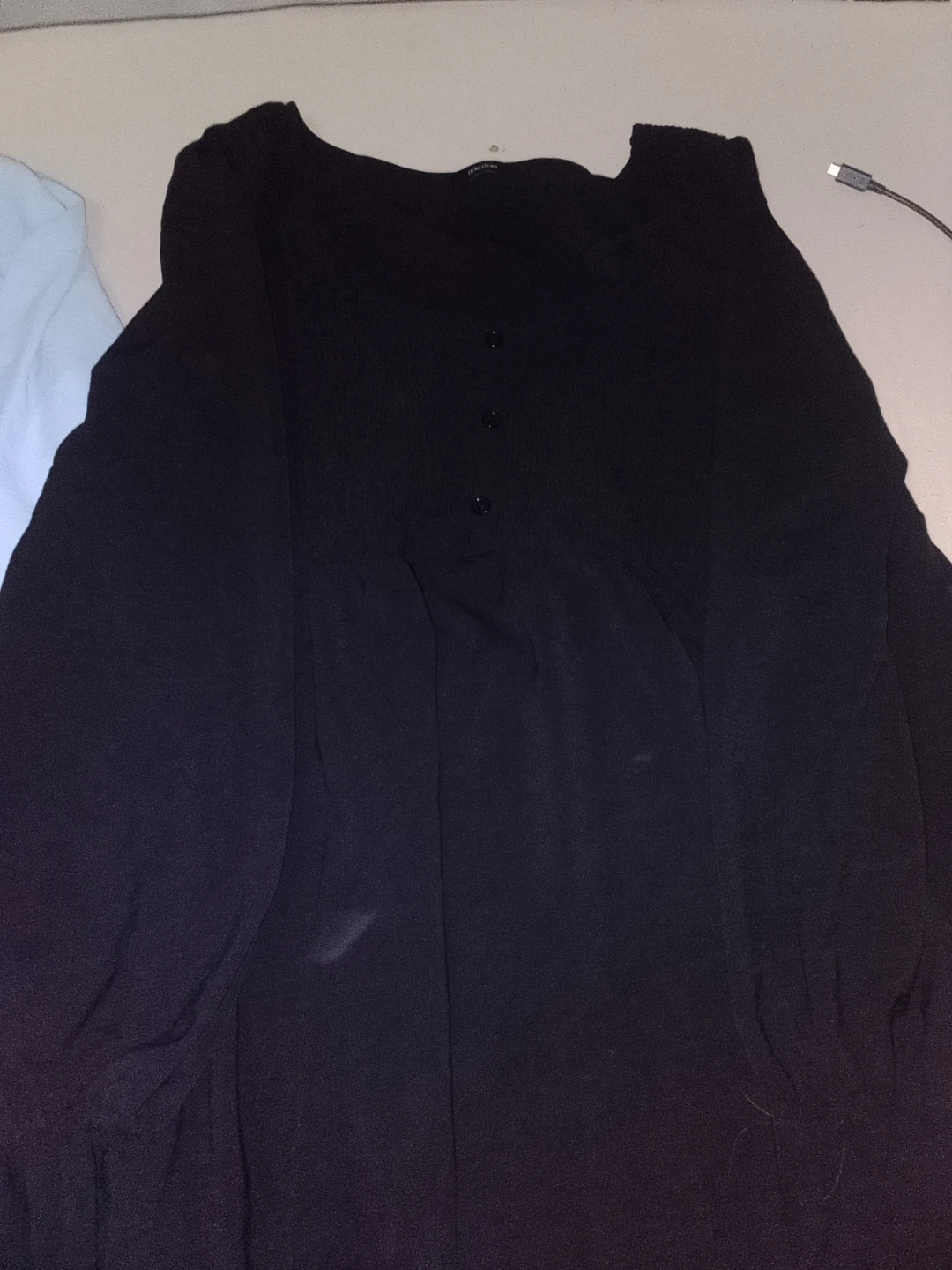 Black Smocked Dress