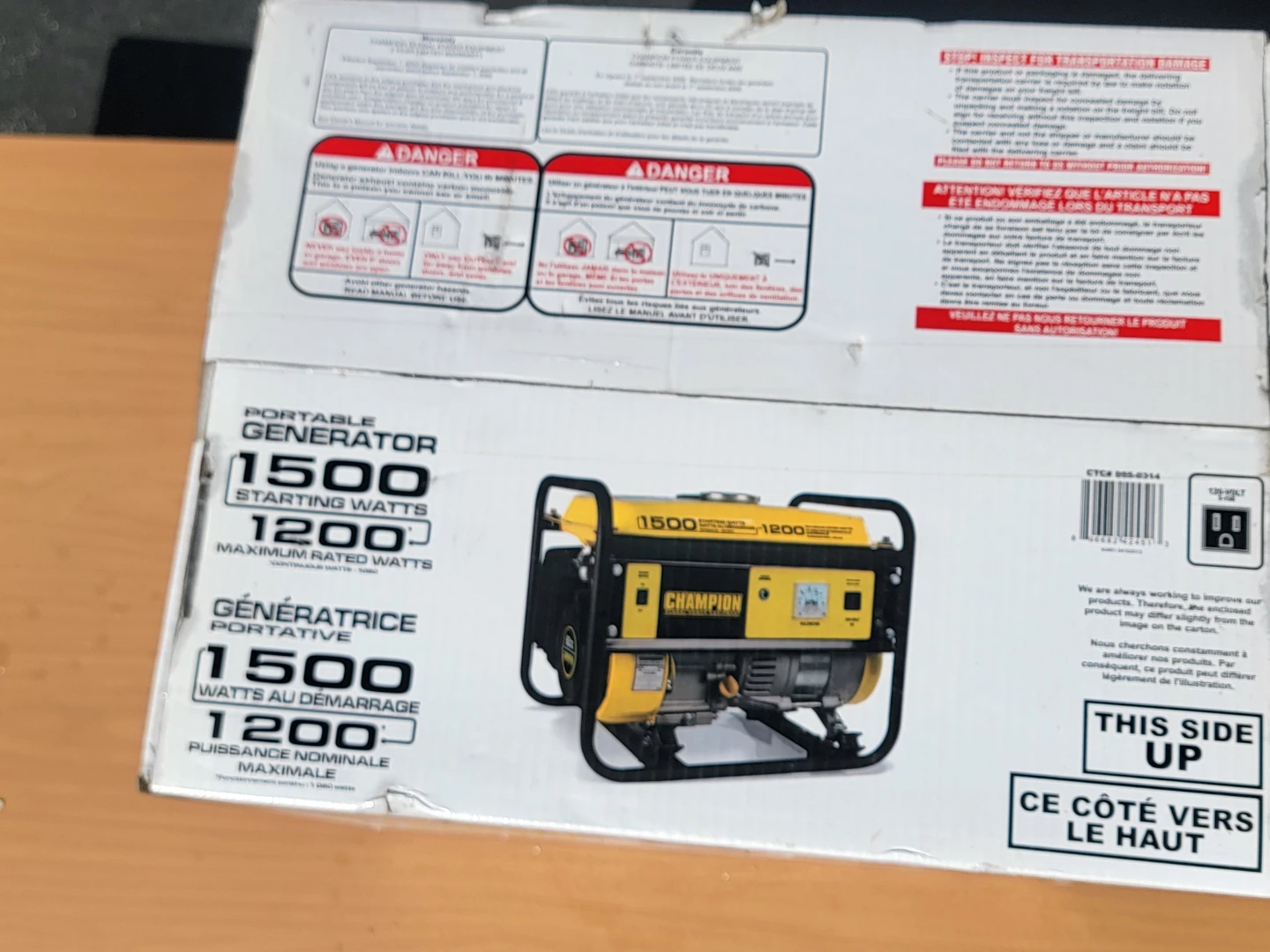 Champion Portable Generator 1500 Starting Watts - photo 5