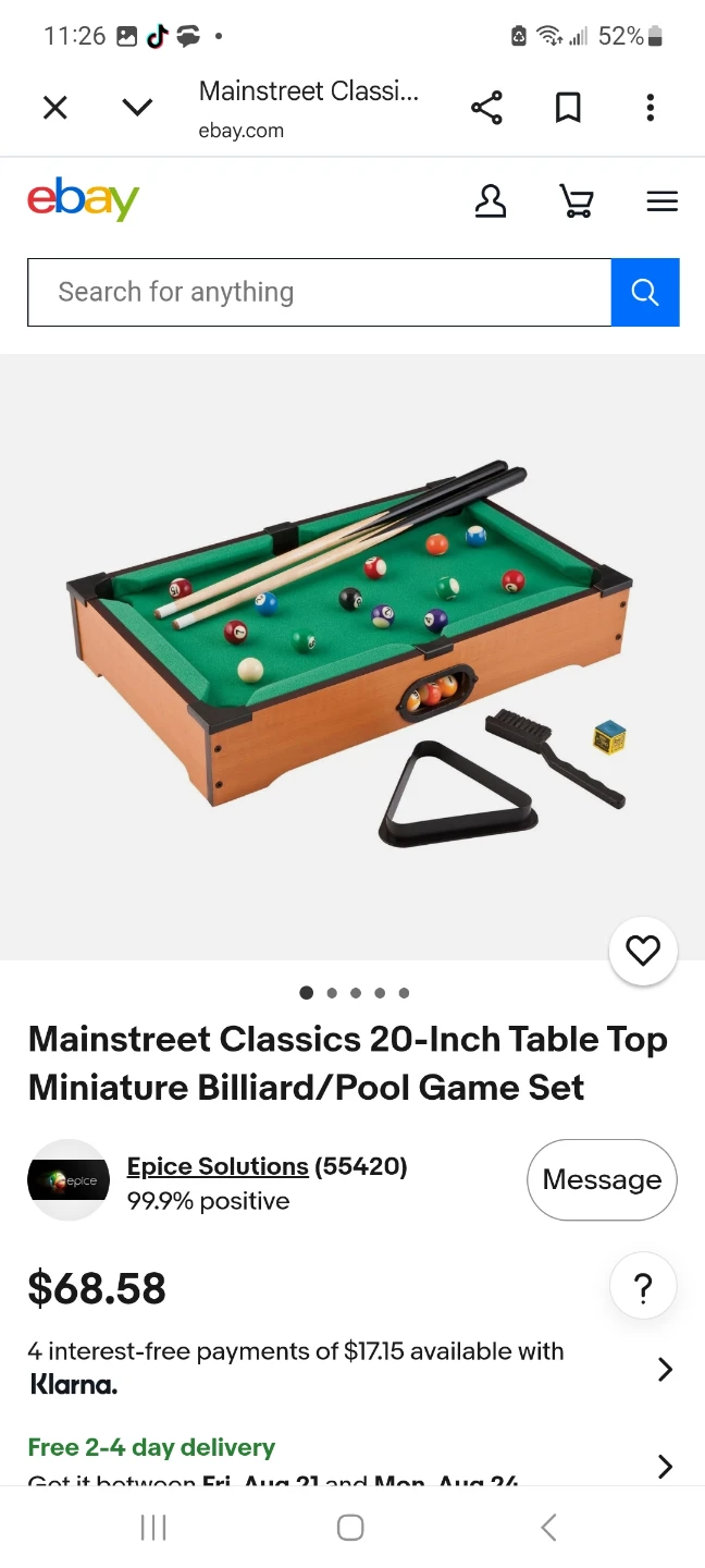 Mainstreet Classics 20-Inch Table Top Game Set - photo 5
