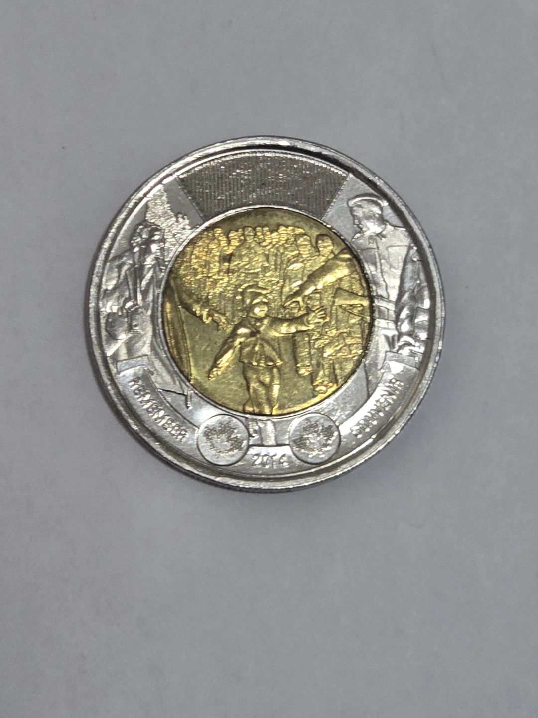 2015 Canada $2 Coin - Remembrance