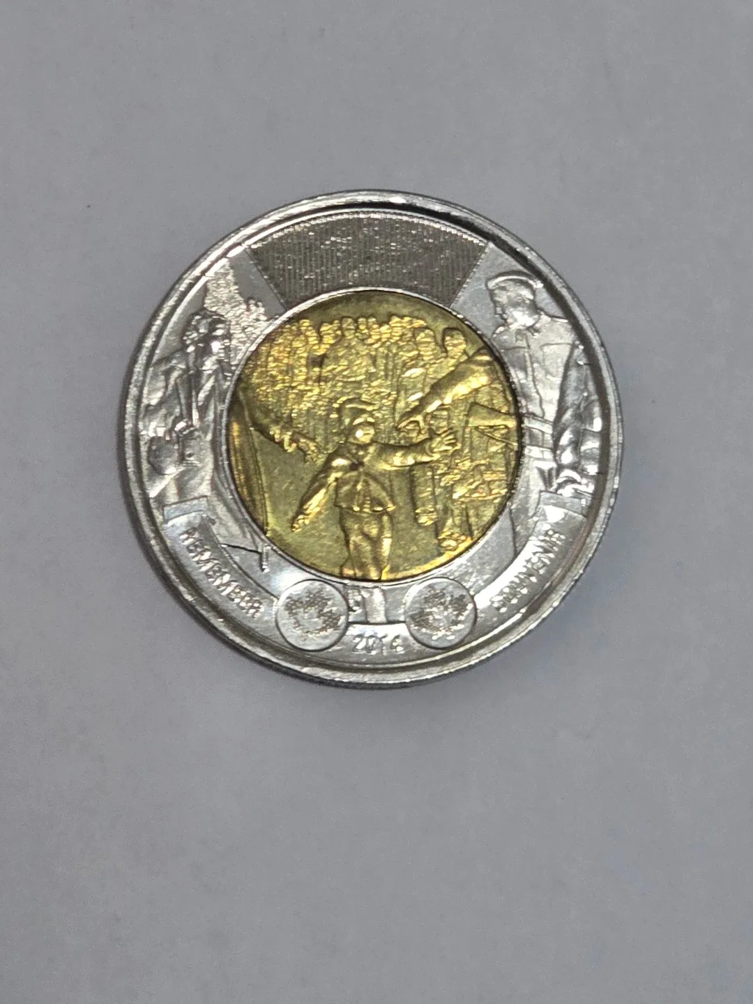 2015 Canada $2 Coin - Remembrance
