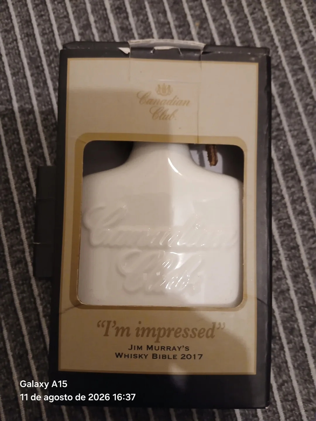 Canadian Club Ceramic Flask Whisky Bible 2017 - photo 2