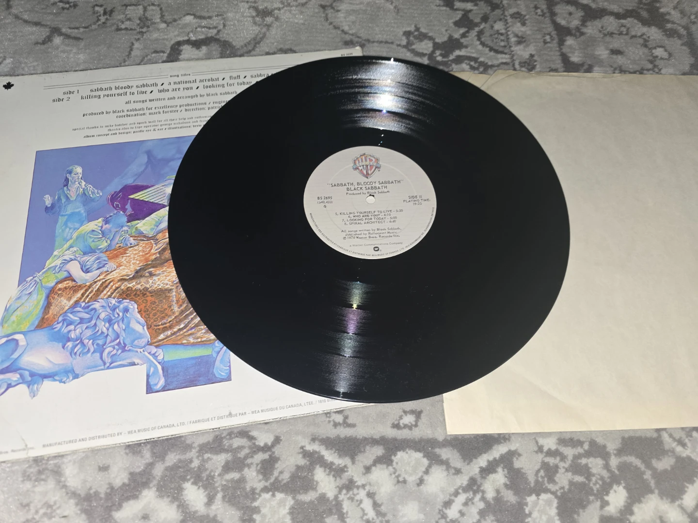 Black Sabbath Bloody Sabbath Vinyl Record - photo 4
