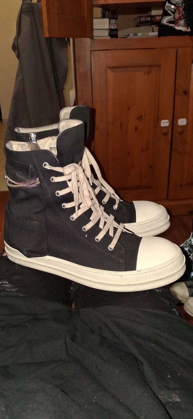 Rick Owens Cargo Pocket Ramones Sneaks