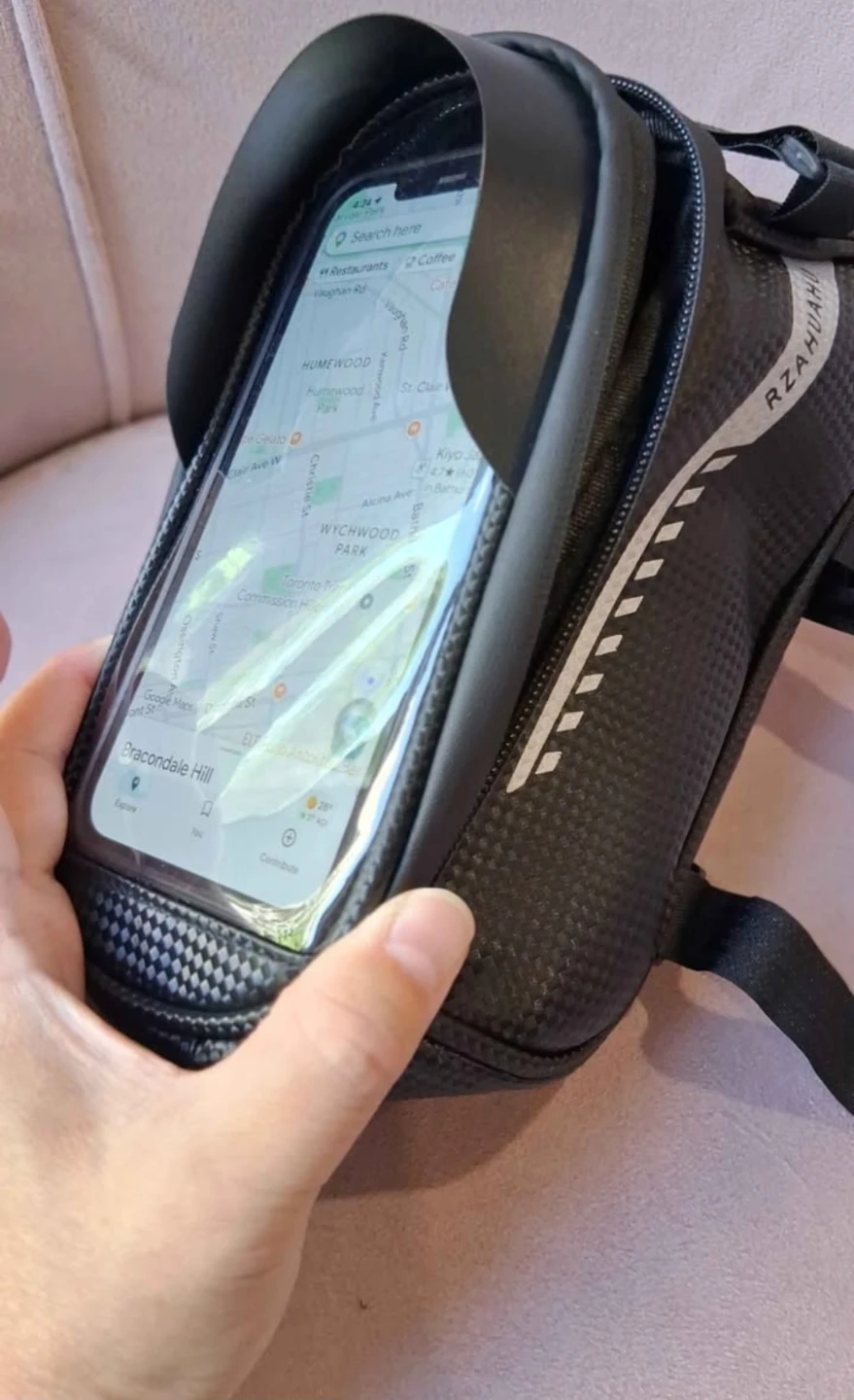 Phone holder bag mount bicycle ebike touch screen - photo 5