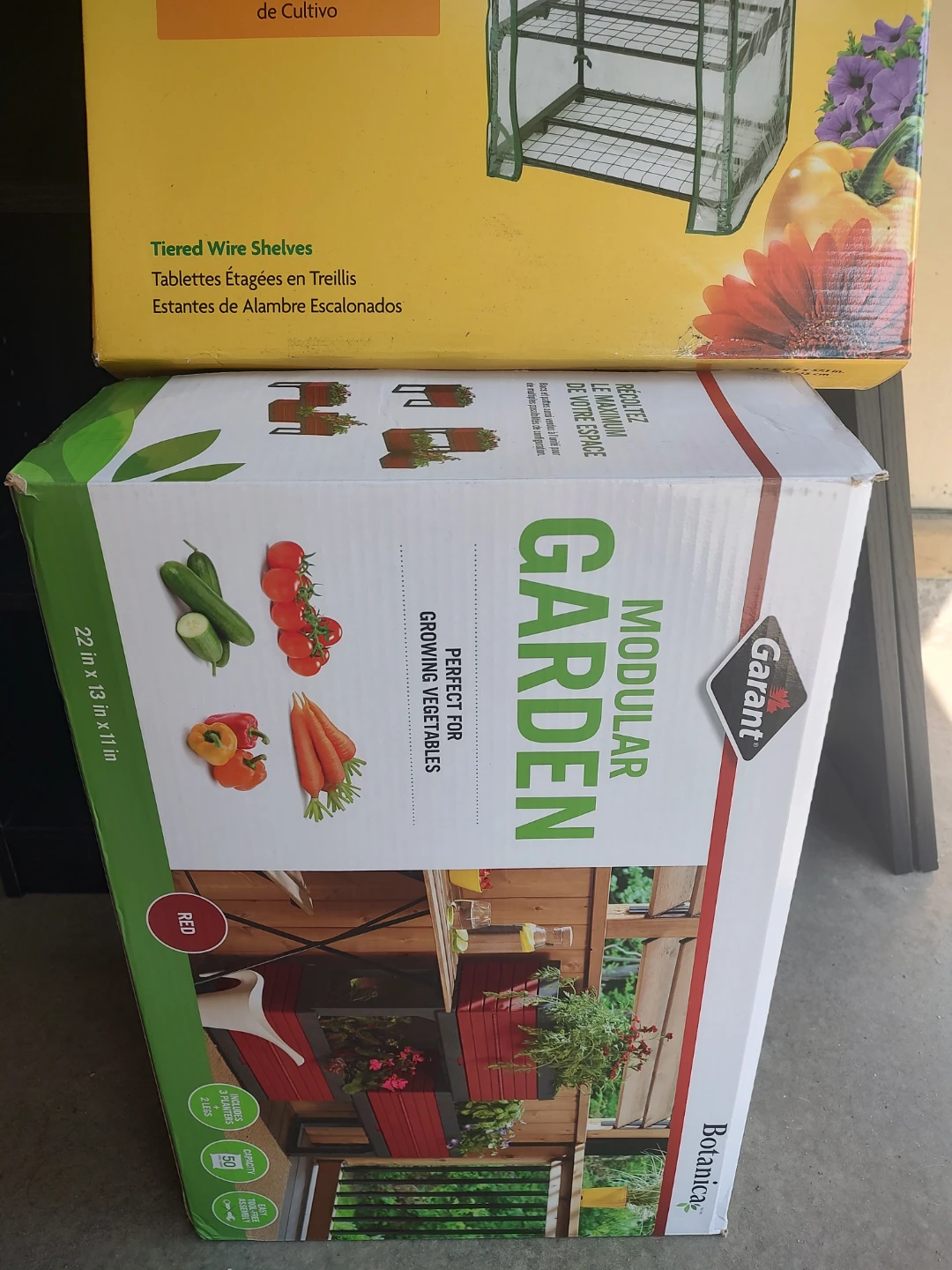 Garant Modular Garden Planter Box - Red