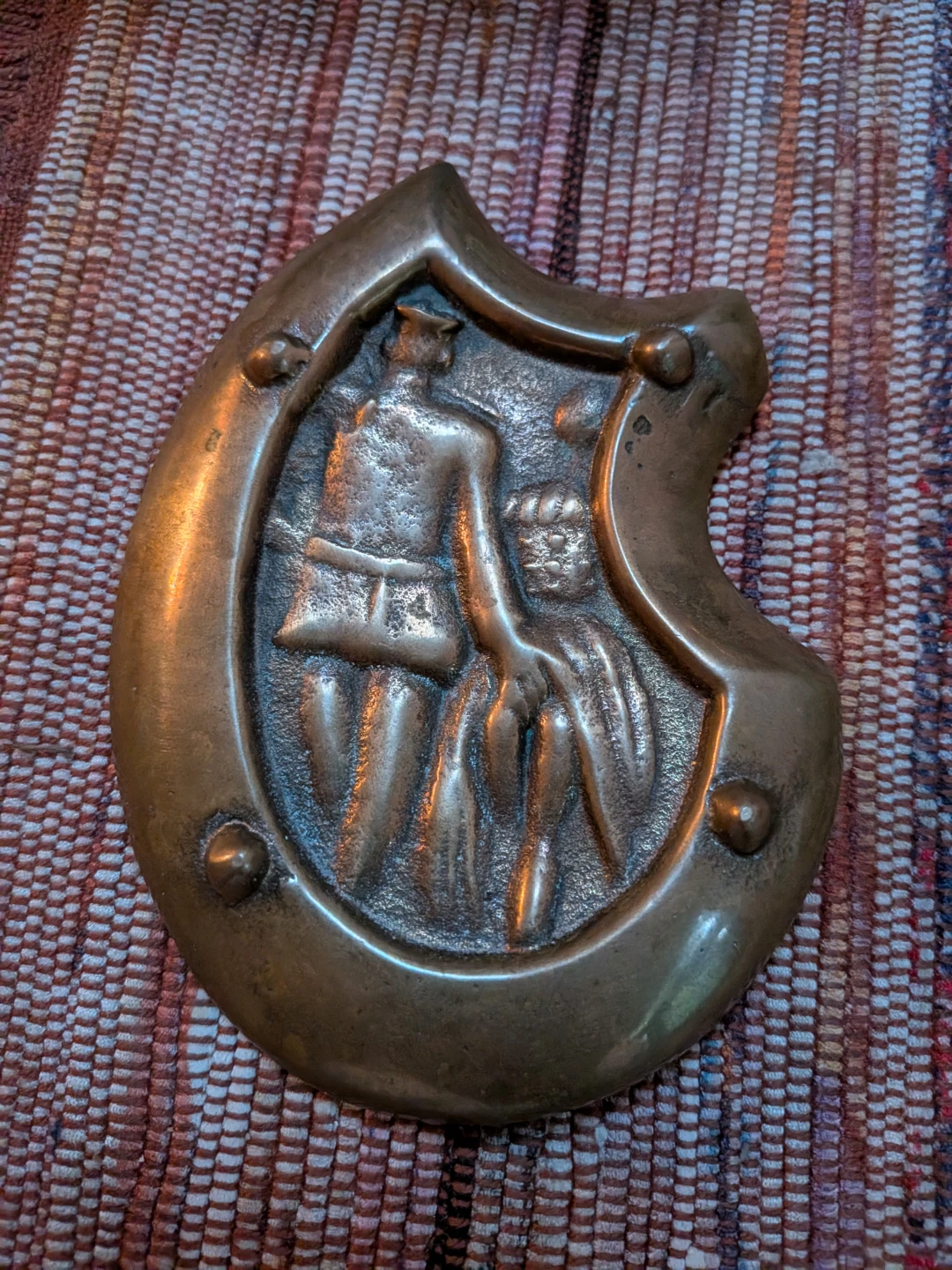 Vintage Bronze coaster or ashtray - photo 3