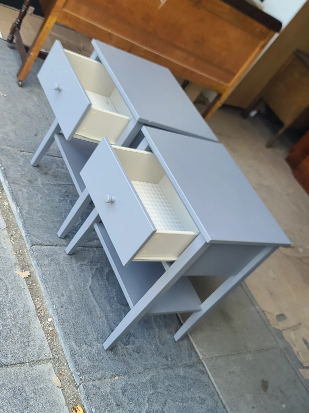 Grey Nightstands - Set of 2 - photo 3