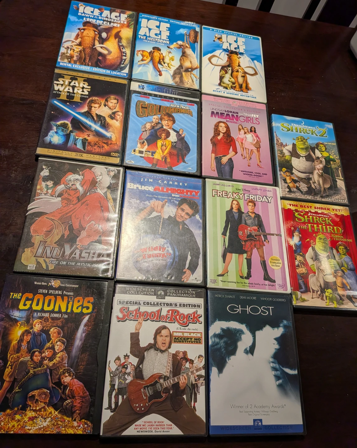 Collection of DVDs