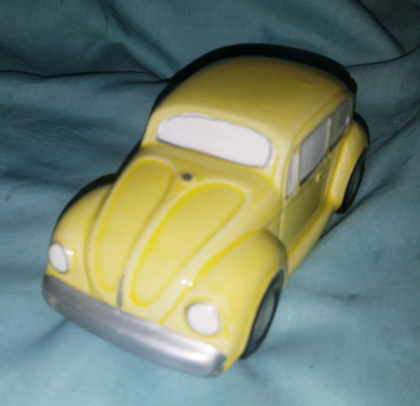 Rare Vintage Antique Ceramic Volkswagon  VW Bug Lint Brushe - photo 2