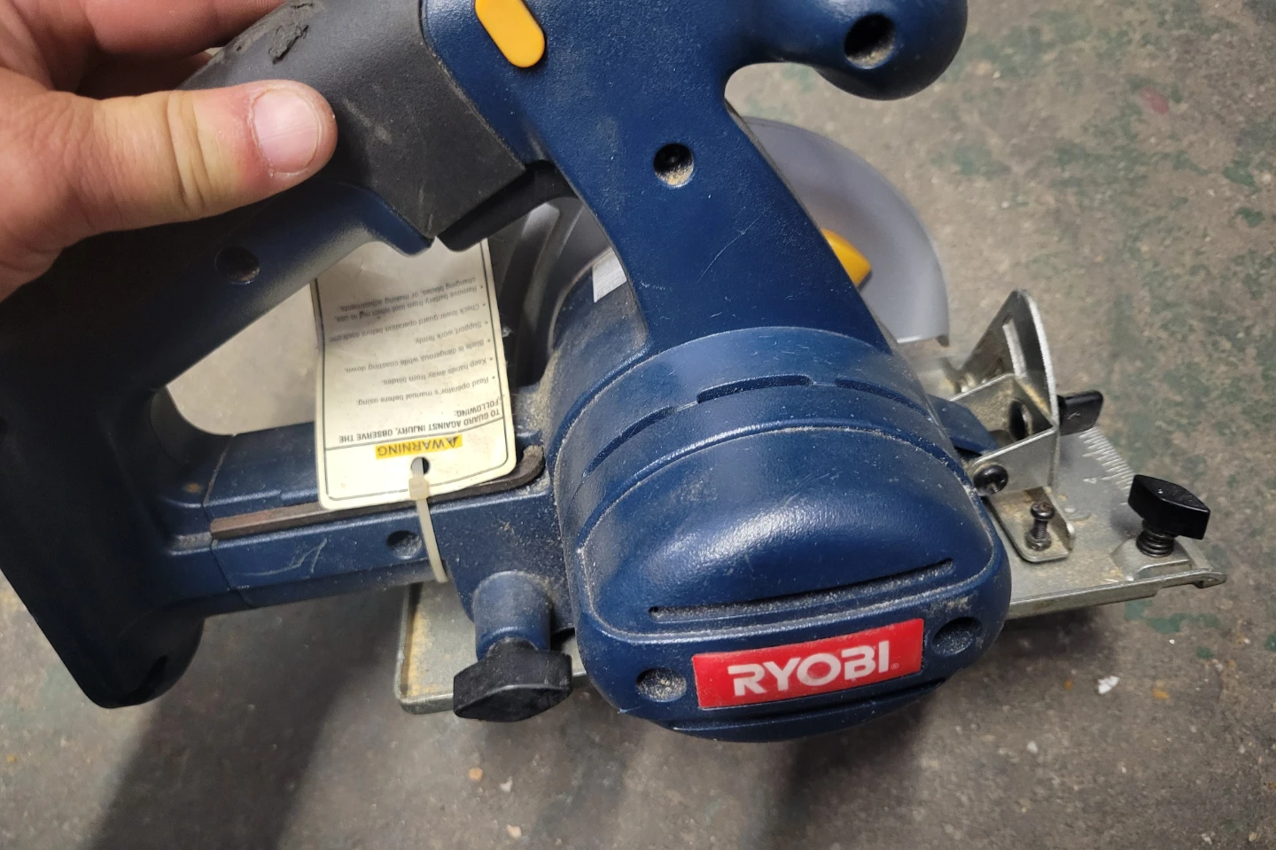 TOOL ONLY!! Ryobi 18V Cordless Circular Saw - photo 2