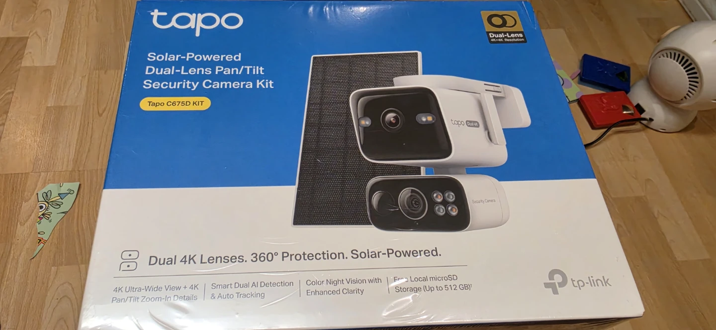 Solar powered Security Camera kit Tapi C675D kit - photo 5
