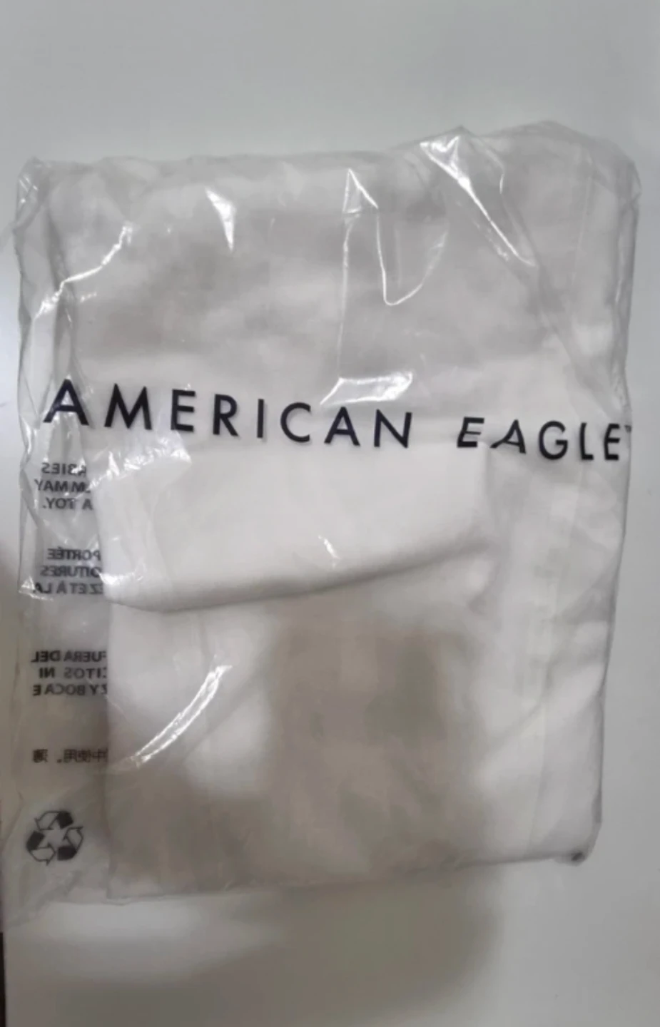 [New] American Eagle AE V-Neck Lace Mini Dress White