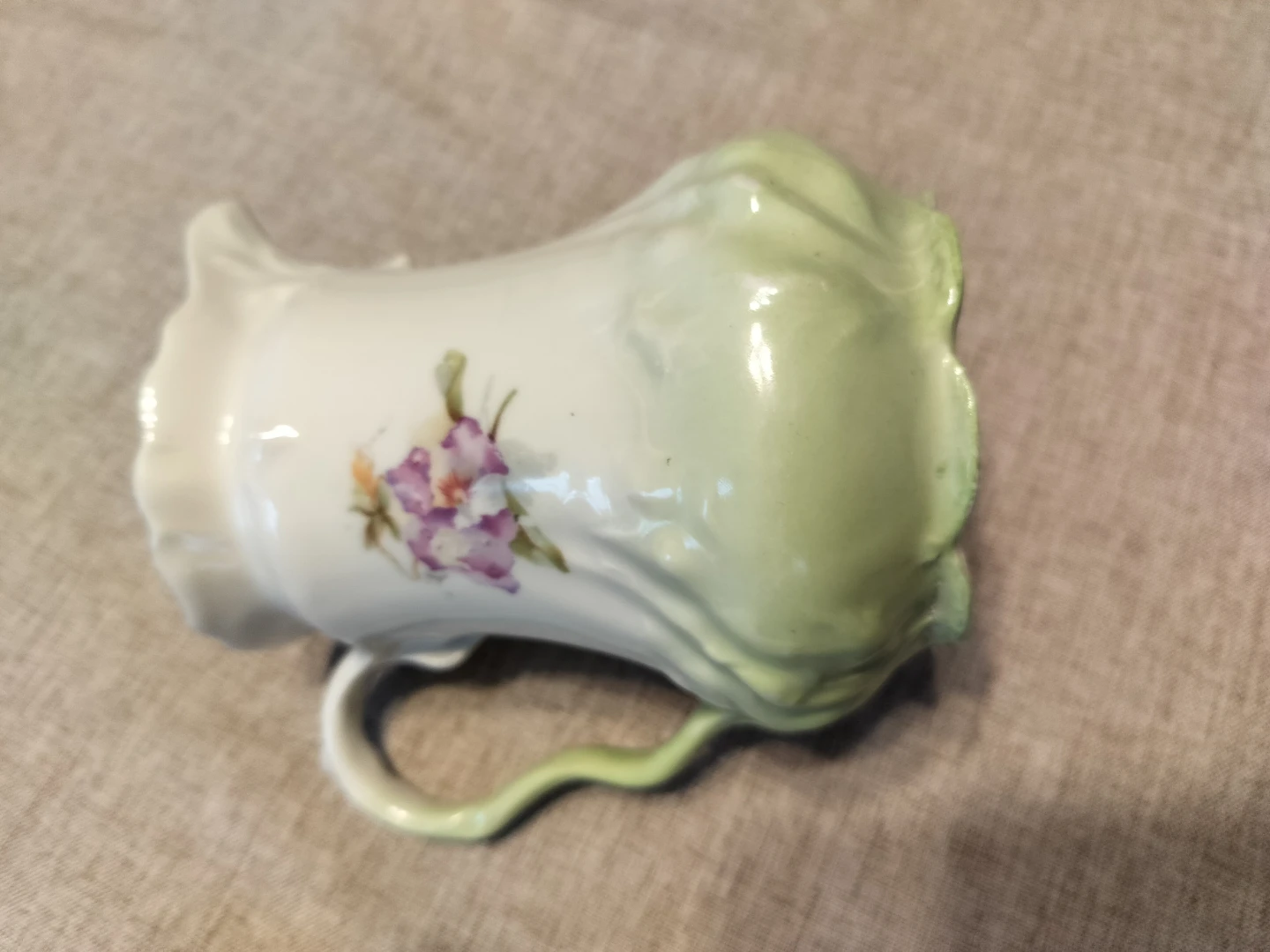 Vintage Floral Creamer Pitcher