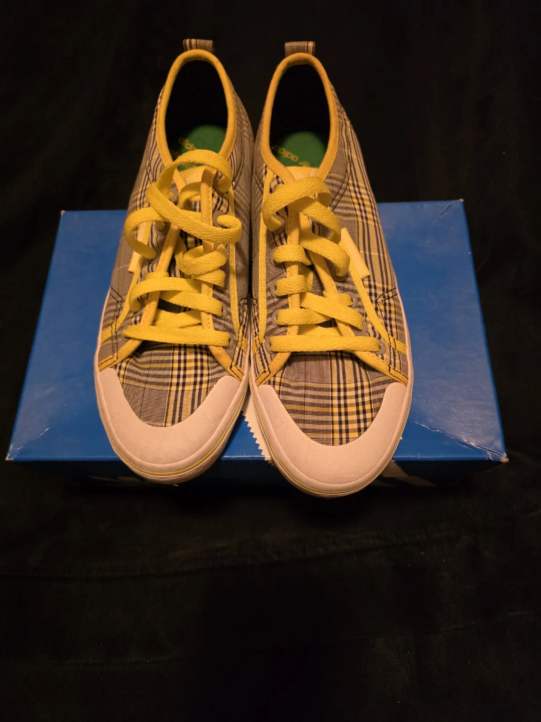Adidas Honey Low W Plaid Sneakers Size 6 - photo 2