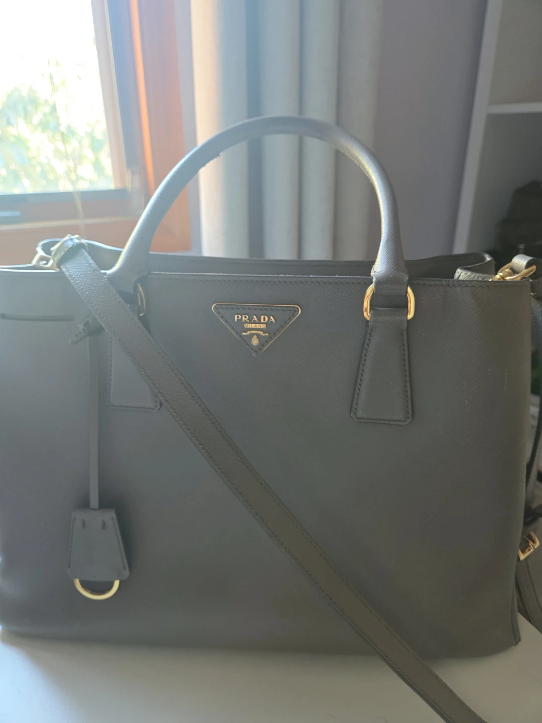 PRADA Saffiano Leather Tote Bag - photo 2