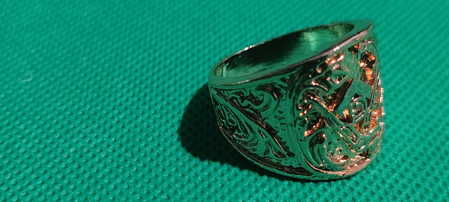 Men's Masonic Ring - Rose Gold - photo 2