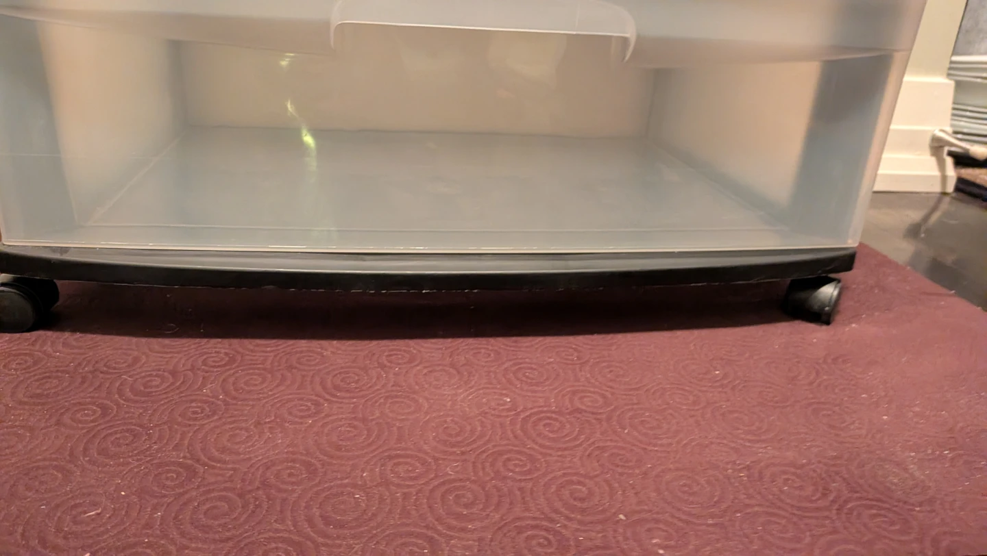 Sterilite 3 Drawer Wide-Large Cart with Castors - photo 3