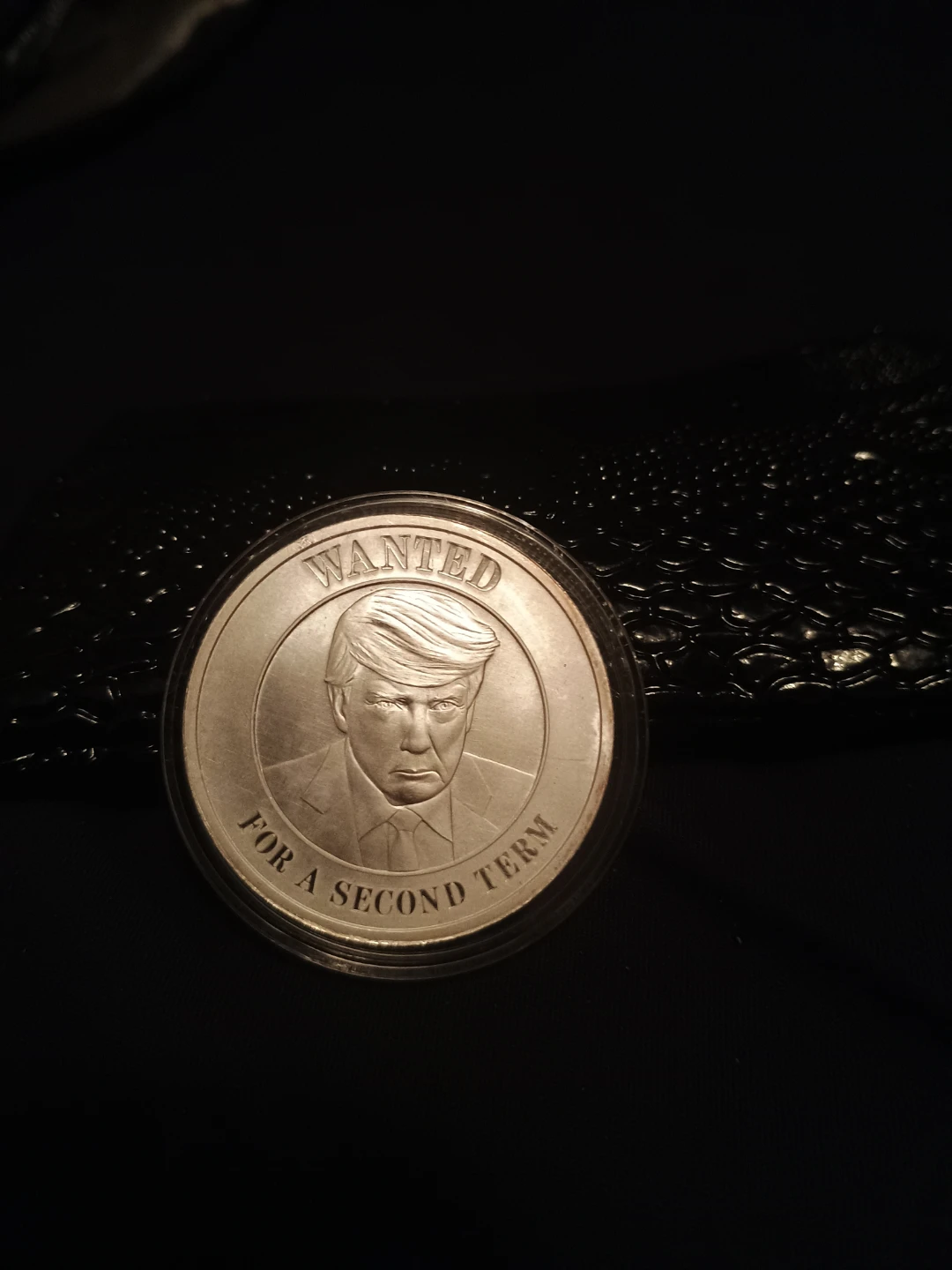Donald Trump Wanted For A Second Term Silver Coin