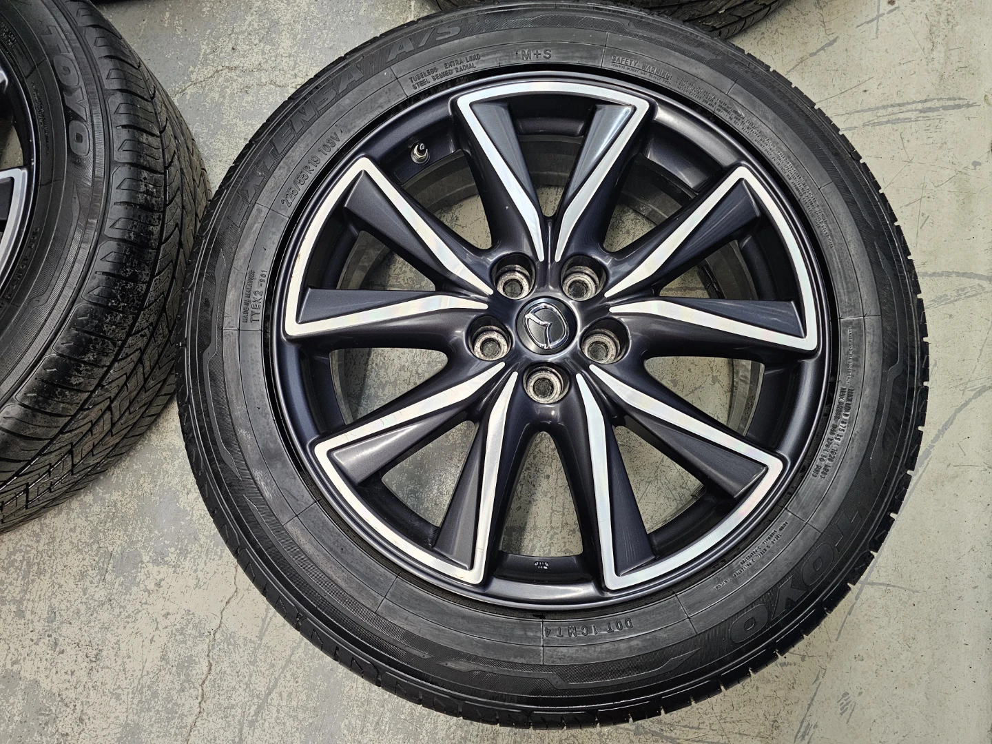 MAZDA CX-5 O.E.M RIMS AND ALL SEASON TIRES 225/55 R19 - photo 3